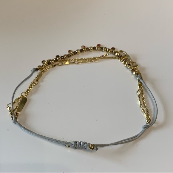 Stella and dot adjustable layered petal bracelet - like new - Picture 3 of 4